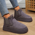 Damen Komfortable Chelsea-Stiefeletten mit Warmfutter R&B