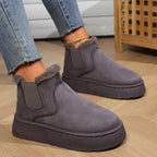 Damen Komfortable Chelsea-Stiefeletten mit Warmfutter R&B
