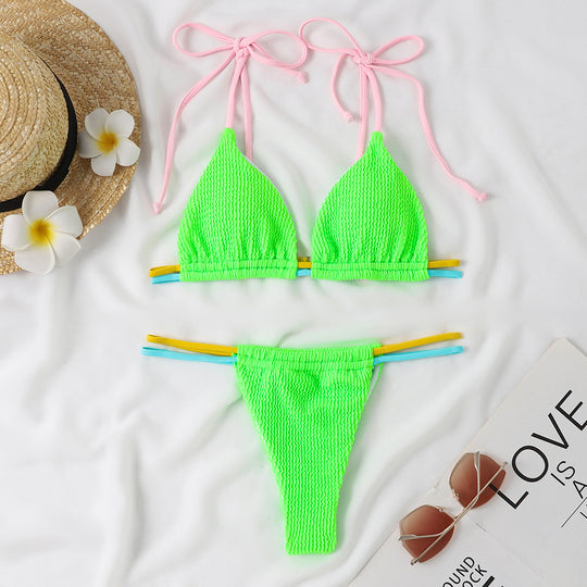 Damen Bikini-Set mit verstellbaren Trägern und kombiniertem Gummibund R&B