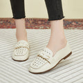 Damen Bequeme Mokassins mit modischem Schnallen-Design R&B