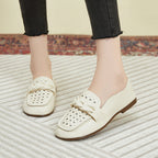 Damen Bequeme Mokassins mit modischem Schnallen-Design R&B