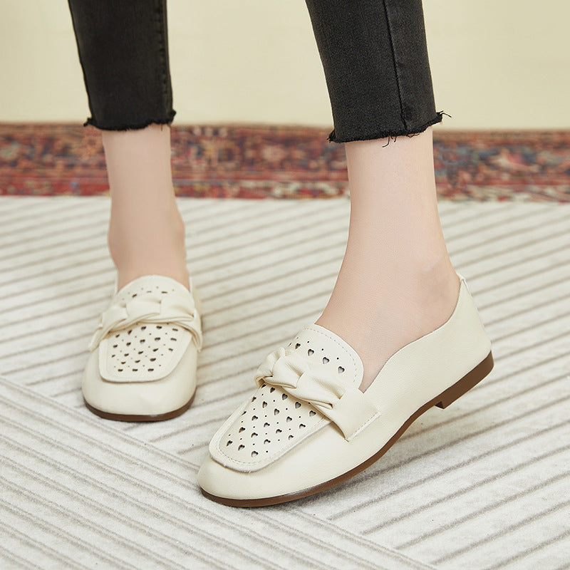 Damen Bequeme Mokassins mit modischem Schnallen-Design R&B