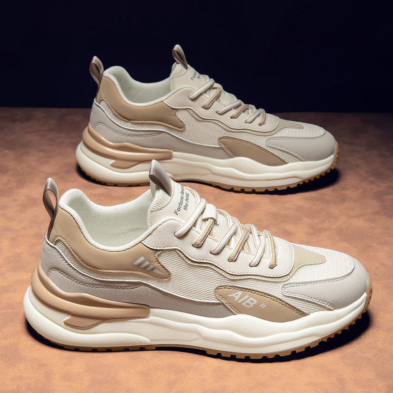 Damen Modische Sneaker mit dämpfender Sohle und atmungsaktivem Mesh-Obermaterial
