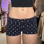 Damen Modische Shorts mit Sternenmuster und praktischem Schnitt R&B