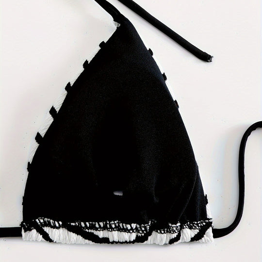 Damen Streifen Bikini Set R&B