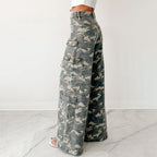 Damen Cargo-Hose mit weitem Schnitt und praktischen Taschen R&B