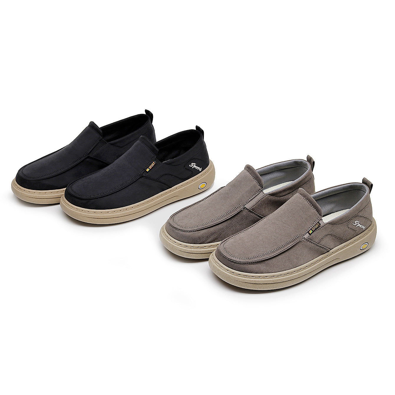 Damen sportliche Slip-On Schuhe mit komfortabler Innensohle und rutschfester Sohle