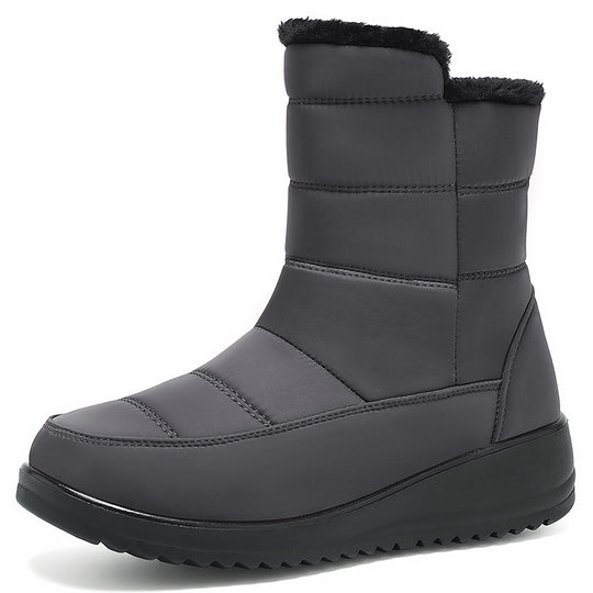 Damen Thermo-Winterstiefel mit rutschfester Sohle und isolierendem Innenfutter R&B