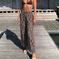 Damen Strandhose mit modischem ZR&Bra-Muster R&B