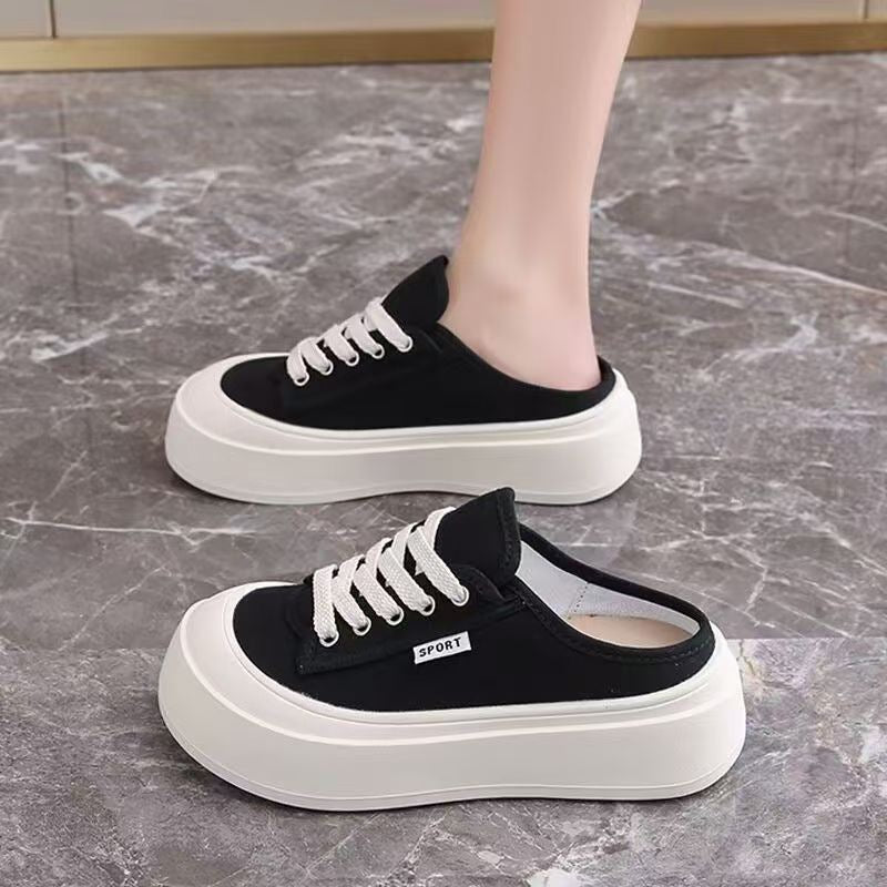Damen Plateauslipper mit sportlichem Design und bequemer Passform