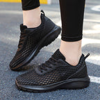 Damen Atmungsaktive Lauf-Sneaker mit flexiblem Mesh-Obermaterial R&B