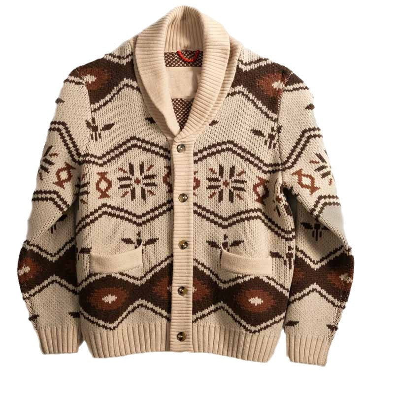 Damen Strickjacke mit aufwendigem Muster R&B