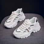 Damen Trendige Chunky Sneakers mit atmungsaktivem Obermaterial und dämpfender Sohle R&B