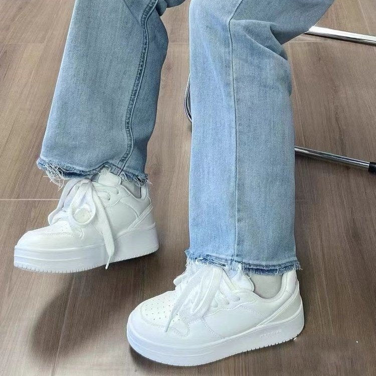 Damen Sportliche Sneakers mit hoher Sohle und gepolsterter Innensohle R&B