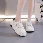 Damen modische Sneaker mit dicker Profilsohle und atmungsaktivem Obermaterial R&B
