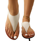 Damen Elegante Zehentrenner-Sandaletten mit modischem Schnitt und rutschfester Sohle R&B