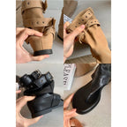Damen offene Sandalen mit modischen Schnallen R&B