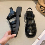 Damen Komfortable Sandalen mit verstellbarem Riemen und rutschfester Sohle R&B