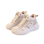 Damen Sportliche High-Top Sneakers mit dämpfender Sohle und robuster Profilierung