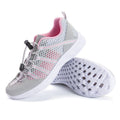 Damen nan atmungsaktiver Netzstoff-Sneaker mit Kordelzugverschluss, ultraleichter EVA-Flexsohle und gepolstertem Fersenkragen R&B
