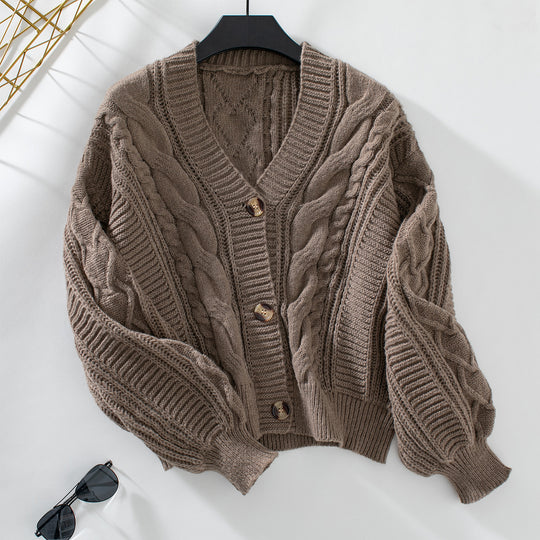 Damen Strickjacke mit dekorativem Zopfdesign und weich strukturiertem Material R&B