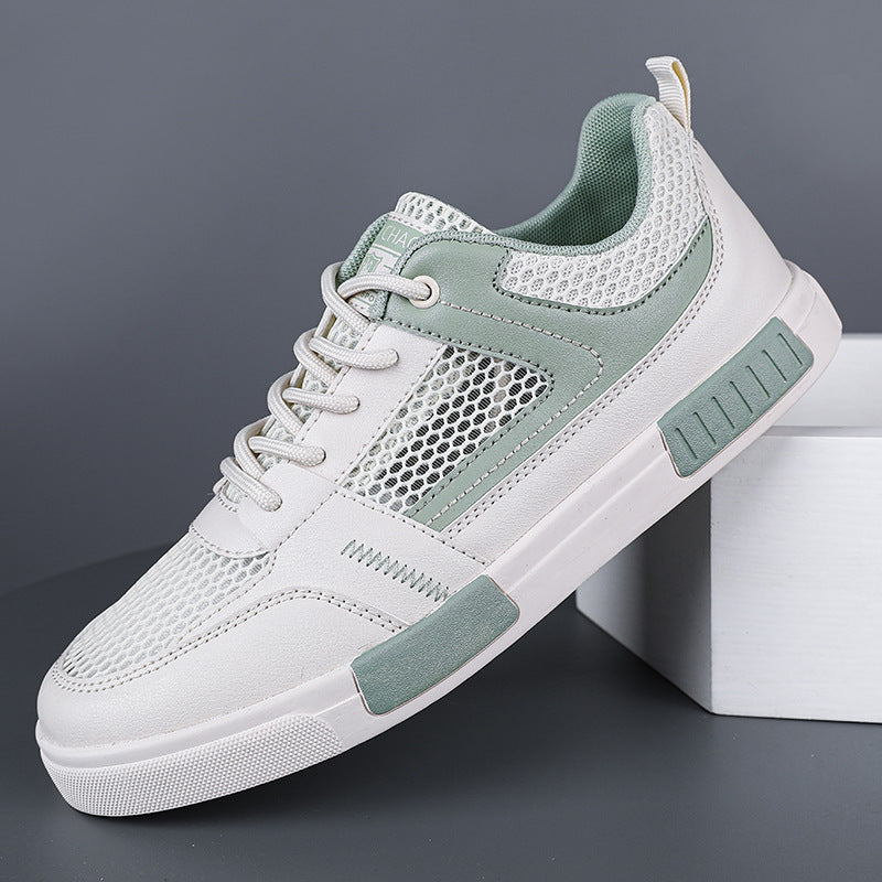 Damen Atmungsaktive Sportsneaker mit elastischem Mesh-Obermaterial und stoßdämpfender Sohle