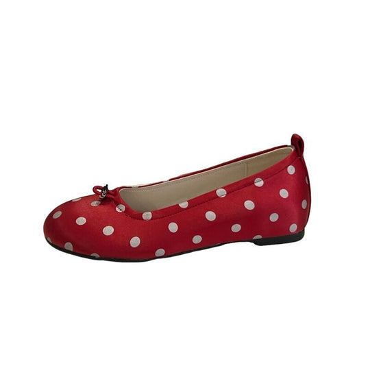 Damen elegante Ballerinas mit verspieltem Punkte-Design und komfortablem Fußbett R&B