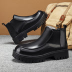 Damen Chelsea Boots mit robustem Profil und elastischen Einsätzen