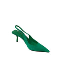Damen Slingback-Pumps mit Spitze und elastischem Riemendesign R&B
