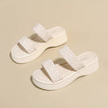 Damen Bequeme Wedge-Pantoletten