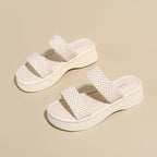 Damen Bequeme Wedge-Pantoletten