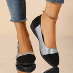 Damen Wedge-Schuhe mit elegantem Samt-Obermaterial und anatomisch geformtem Fußbett R&B