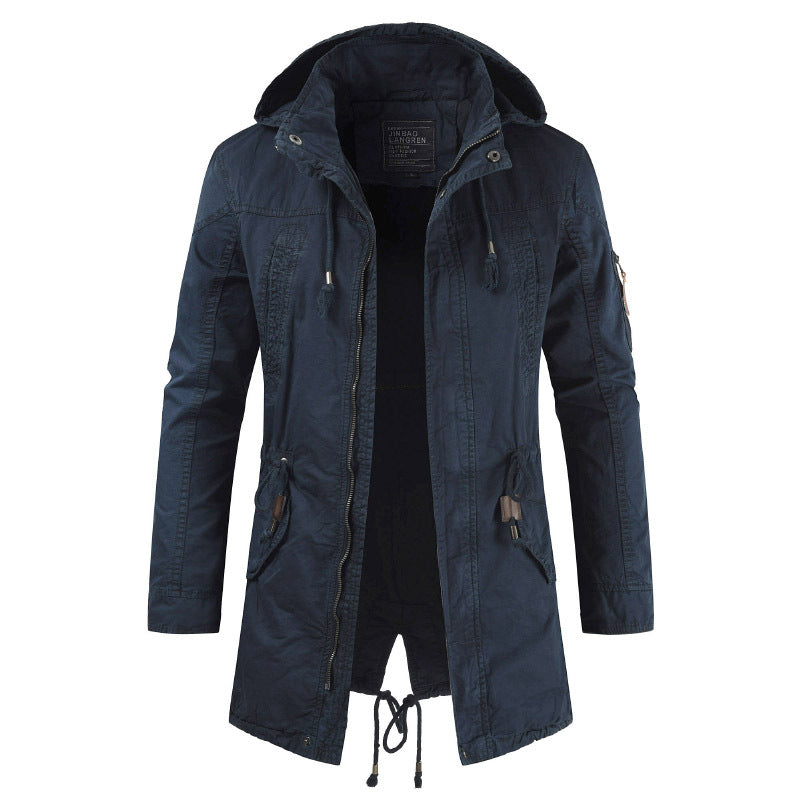 Herren Funktionsjacke mit praktischem Reißverschluss und verstellbarer Kapuze R&B