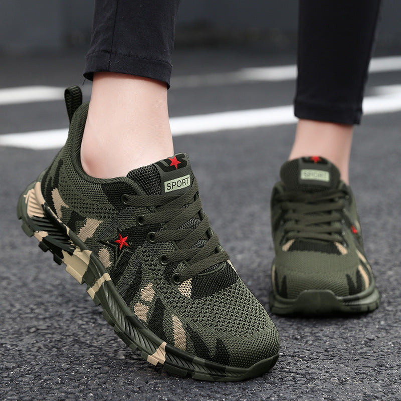 Damen Atmungsaktive Sport-Sneaker mit flexiblem Design und rutschfester Sohle R&B