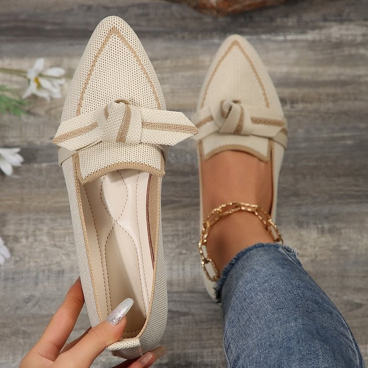Damen Flats mit modischem Schleifen-Detail R&B