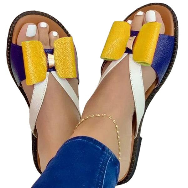 Damen Bequeme Sandalen mit auffälligem Schleifendetail R&B