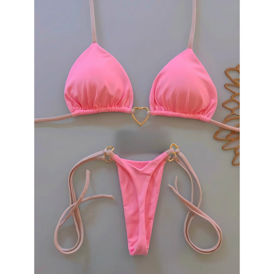 Damen Triangel-Bikini mit Herz-Detail R&B