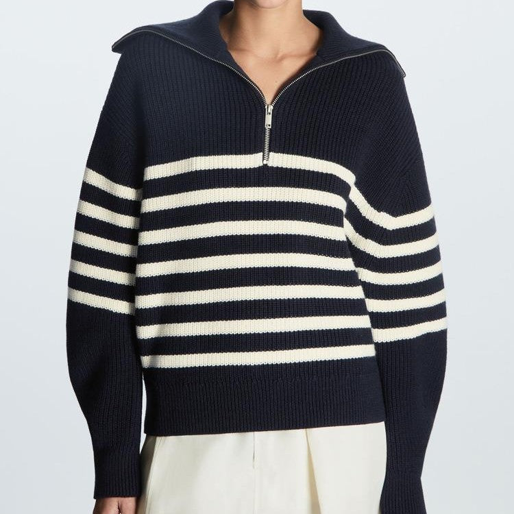Damen Strickpullover im maritimen Stil R&B