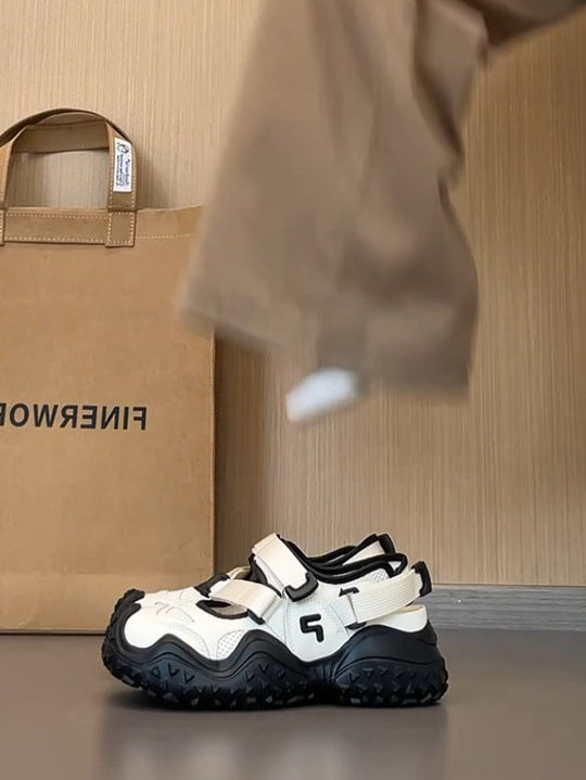 Damen Outdoor-Sneaker mit atmungsaktiver Mesh-Oberfläche und rutschfester Profilsohle R&B