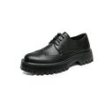 Herren Schnürschuhe mit modischem Broguemuster von