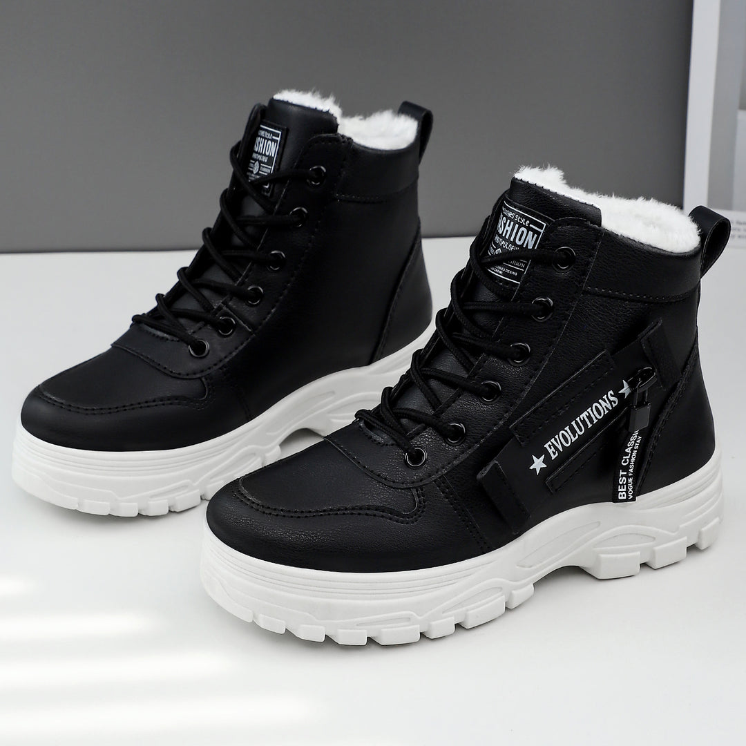 Damen Modische Winterstiefel mit komfortabler Isolierung und rutschfester Sohle R&B