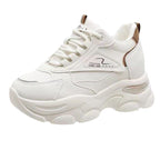 Damen Sportive Chunky Sneakers mit atmungsaktivem Obermaterial und rutschfester Sohle
