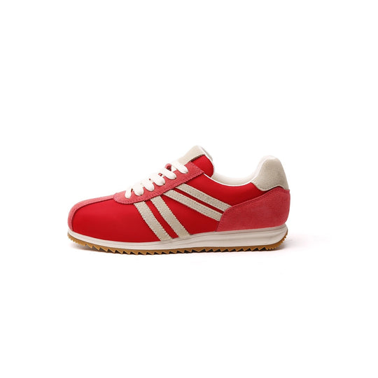 Damen Retro-Laufsneaker mit eleganter Wildleder-Applikation R&B