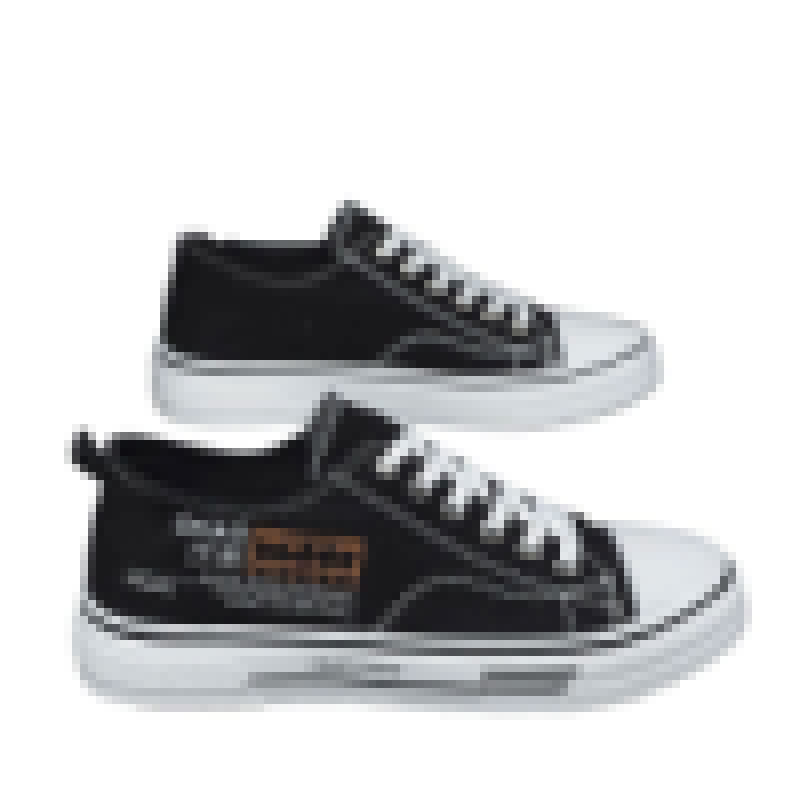 Damen Lässige Canvas-Sneaker mit beschichteter Oberfläche R&B