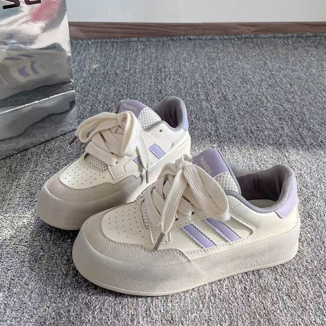 Damen Sportliche Sneaker mit komfortabler Polsterung und atmungsaktiver Oberflächenstruktur R&B