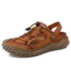 Herren Atmungsaktive Outdoor-Sandalen mit rutschfester Sohle und elastischem Verschlusssystem R&B