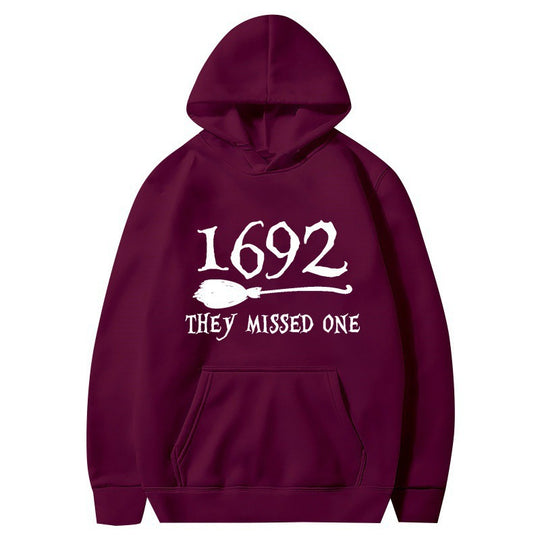 Damen Kapuzenpullover mit kreativem Halloween-Motiv und lockerer Passform R&B