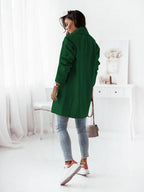 Damen klassischer Oversized-Blazer mit elegantem Revers R&B
