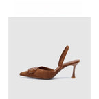 Damen Slingback Pumps mit elegantem Schleifendetail R&B
