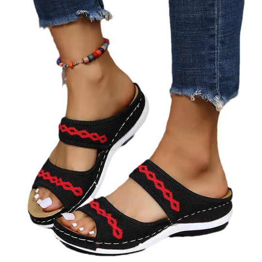 Damen Bequeme Riemensandalen mit modischem Design R&B